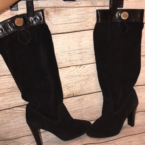 Michael Kors Suede Black Boots Size 6.5M - Picture 4 of 8